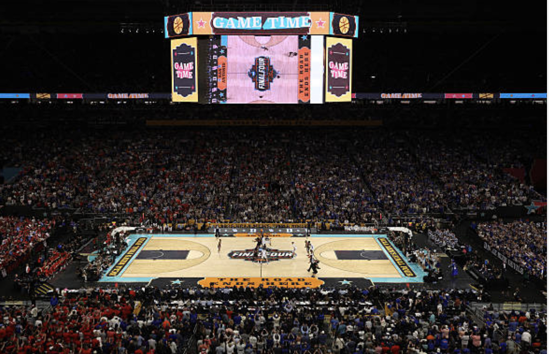 list of American college men basketball with most title: