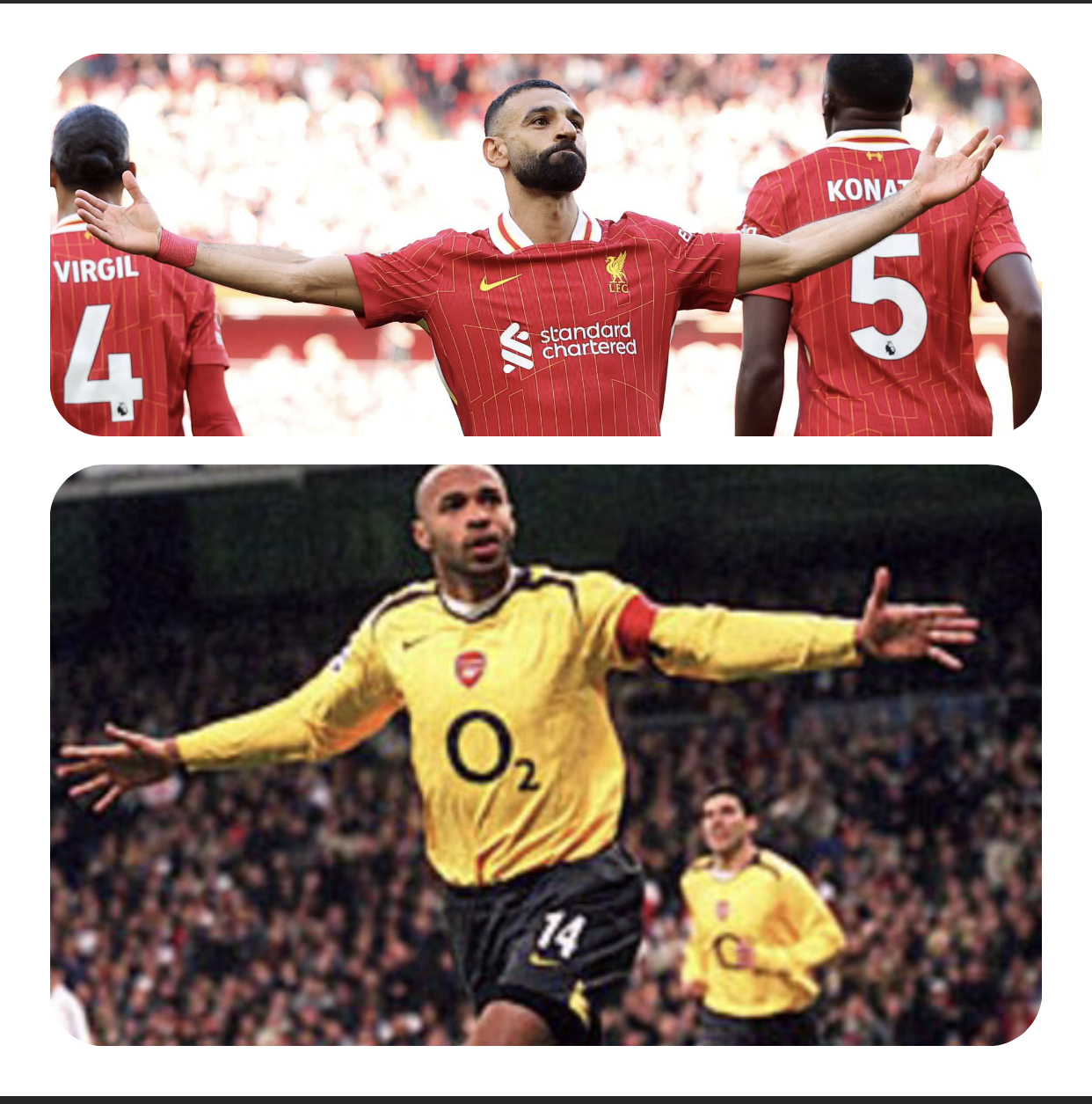 Who is better, Henry or Salah? Compare their contribution to the club.